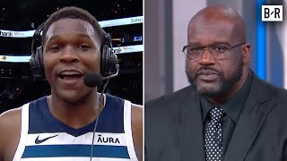 Anthony Edwards Excited to Trash Talk KD This Summer After Sweeping Suns  2024 NBA Playoffs [upl. by Jemena]