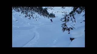 Arbor Coda Rocker Splitboard in Kananaskis Country [upl. by Nofets789]