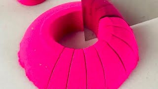 Very Satisfying and Relaxing Kinetic Sand ASMR drop and squish [upl. by Aileno]