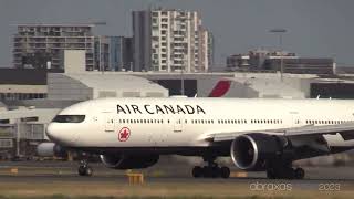 Air Canada 777233LR CFIUJ  Arrival at Sydney [upl. by Gabbie]