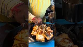 Famous egg bread toast  Indian street food [upl. by Moreen]