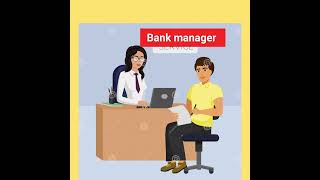 Bank manager  Bank  money  finance  investment [upl. by Nelluc]