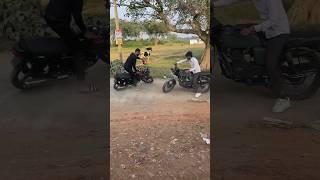 Splendour vs pulser 150 cc splendor ytshorts stunt modified youtubeshorts [upl. by Lavena]