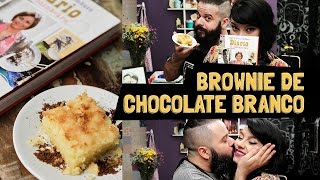 Brownie de Chocolate Branco com Coco e Limão Siciliano do livro quotDiário da Cozinheiraquot  SDNC EP02 [upl. by Iorgo727]