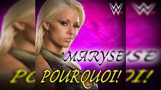 WWE Maryse Theme  quotPourquoiquot Arena Effect [upl. by Lovering]