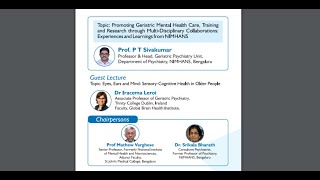 Online CME  Geriatric Psychiatry Unit Department of Psychiatry NIMHANS [upl. by Liahkim]