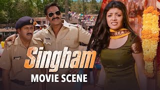 Kajal Aggarwal Proposes To Ajay Devgn  Singham  Movie Scene  Rohit Shetty [upl. by Margaretha418]