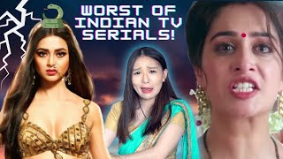 Funniest Indian Tv Serials 😂  Illogical Tv Serials  Foreigner Reacts [upl. by Asiole895]