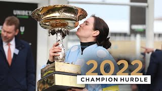 UNBEATEN HONEYSUCKLE DEFENDS CHAMPION HURDLE CROWN AT THE CHELTENHAM FESTIVAL [upl. by Deacon43]