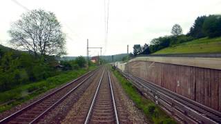 Führerstandsmitfahrt auf der Spessartrampe  lange Version [upl. by Eilra]