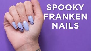 Spooky FrankenNails [upl. by Amadus]