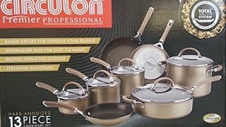 Circulon Circulon Premier Professional 13piece Hardanodized Cookware Set [upl. by Cr]