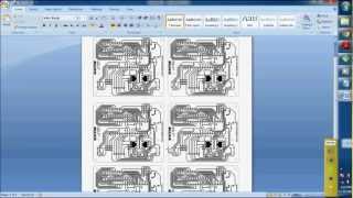 How to make Diptrace PCB Design Print to Paper [upl. by Recnal]