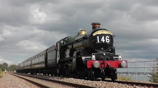 GWR 5029 Nunney Castle hammers Devon 030814 [upl. by Alec]