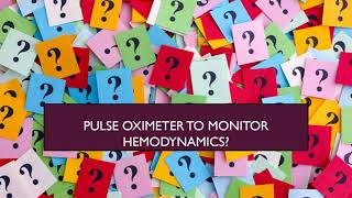 Can we use the pulse oximeter plethysmograph to monitor hemodynamics in ICU [upl. by Ewens]