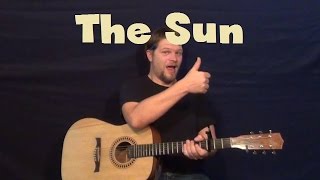 The Sun Maroon 5 Easy Strum Guitar Lesson Chords Lead Jam How to Play Tutorial [upl. by Evvie]