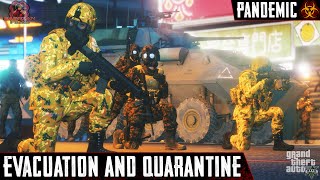 Evacuation and Quarantine  PANDEMIC  Part 22  GTA 5 amp ArmA 3 Zombie Movie [upl. by True373]