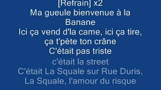 Moha la squale  Bienvenue à la banane Paroleslyrics [upl. by Aluin]