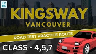 ICBC Kingsway Vancouver Practice Road Test  Demo Class 5 britishcolumbia [upl. by Fusuy59]