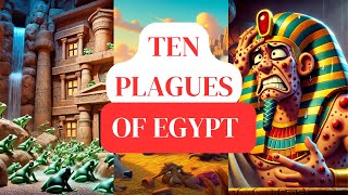 The 10 Terrible Plagues of Egypt 🤯🤯😱😱  AI Animation [upl. by Aidnahs769]