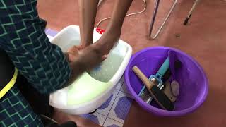 HOW TO DO A BASIC SALON PERFECT PEDICURE Step By Step Guide [upl. by Lirba]