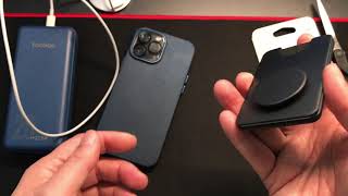 Unboxing Popsocket MagSafe Wallet for my iPhone 13 pro max [upl. by Teik278]