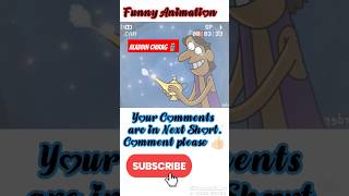 Aladdin chirag 🗿Funny animation 😂  subscribe funny animation shorts [upl. by Anilev]