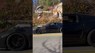 C6 Z06 Corvette Shoots 2 Foot Fireball 🔥🔥🔥🔥 [upl. by Ocana]