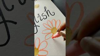 Cute Front Page Design🌸🌼Assignment✨Project shorts short youtubeshorts ytshorts calligraphy art [upl. by Howenstein]