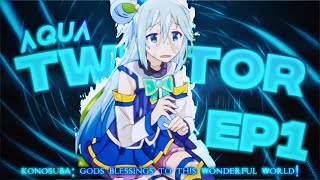 Konosuba Aqua Twixtor S1EP 1 [upl. by Aennaej]