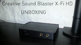 CREATIVE XFI HD Sound Blaster  Unboxing Deutsch [upl. by Legnalos]