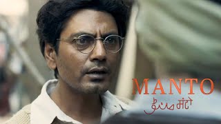 Manto  Manto ने Gandhi की हत्या के बारे में सुना  Nawazuddin Siddiqui Rasika Dugal [upl. by Bahner]