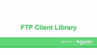 Tutorial SoMachine V43  FTP Client Library [upl. by Aicener]