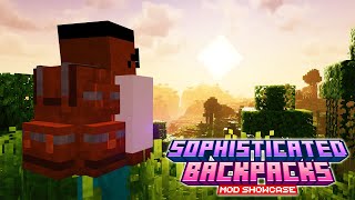 Minecraft SOPHISTICATED BACKPACKS MOD  Minecraft Mods Showcase 1204 [upl. by O'Driscoll101]