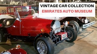 VINTAGE CAR COLLECTION  ENAM  EMIRATES NATIONAL AUTO MUSEUM ABUDHABI [upl. by Cooe209]