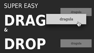 The Easiest JS Drag amp Drop Library [upl. by Longo]