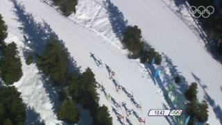 Biathlon Men 15KM Mass Start Complete Event  Vancouver 2010 [upl. by Ezarra]