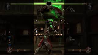 Ermac and Reptile Xray combos shorts gaming games [upl. by Mackenzie]