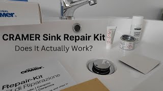 How to fix a chipped bathroom sink using a Cramer Sink Repair Kit [upl. by Elleynad707]