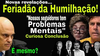 FERIADO SALGADO B0MBA COMPLICA BOLSONARO E quotJORNALISTAS AMIGOSquot  MILEI PALHAÇ0 HUMILHAD0 NOS EUA [upl. by Rodie]