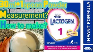 Lactogen 1 Baby Powder HindiFormula milk for 06 months babyHow to make formula milk wowlife [upl. by Aible934]