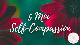 5 Minute Guided SelfCompassion Meditation  Practice SelfCompassion [upl. by Louise]