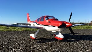 Eflite UMX Cirrus SR22T BNF Basic with SAFE Select Second Flight [upl. by Yesnyl314]