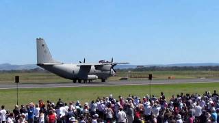 Crazy Military Pilot C27J Spartan AVALON AIRSHOW 2011 [upl. by Nena]