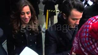 Kevin and Danielle Jonas at the Good Morning America studio [upl. by Janetta]