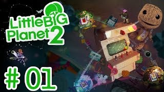 Little Big Planet 2 01 Lachflashgarantie² Together  Little Big Planet 2 Lets Play [upl. by Val]