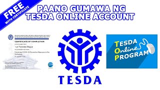 Paano gumawa ng Tesda Online Account  Paano mag enroll sa Tesda Online Program Free  Part2 [upl. by Mireielle427]