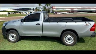 TOYOTA HILUX OU CHEVROLET S10 OU FORD RANGER CABINE SIMPLES 2023 [upl. by Lucky]