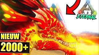 LEVEL 2000 VUUR ROCK DRAKE IN RAGNAROK  ARK Eternal Mods 2 [upl. by Ut]