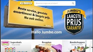 Zo werkt het online boodschappen doen op Jumbocom [upl. by Eelatsyrc]